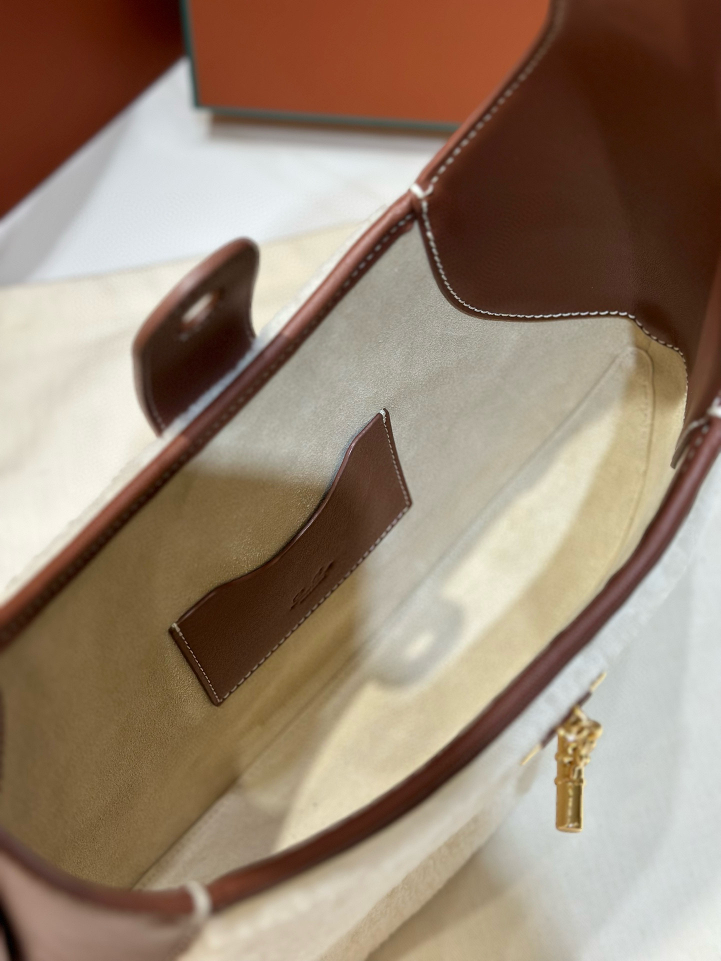 Loro Piana 로로피아나 로로 피아나 Bobbin 양모 숄더백 7