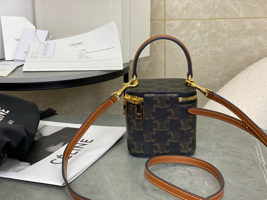 Celine 셀린느 트리오므프 벚꽃 핑크 미니 박스백 3