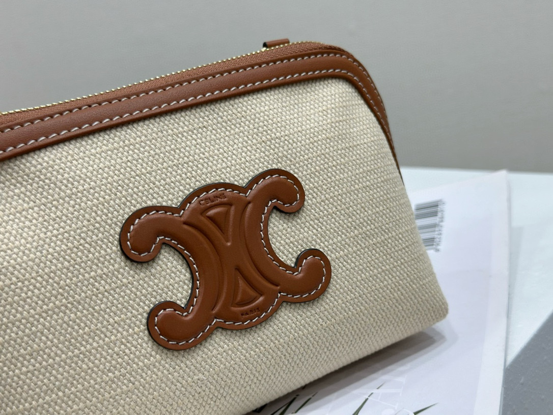 Celine 셀린느 체인 스트랩 베이지 파우치 백 5