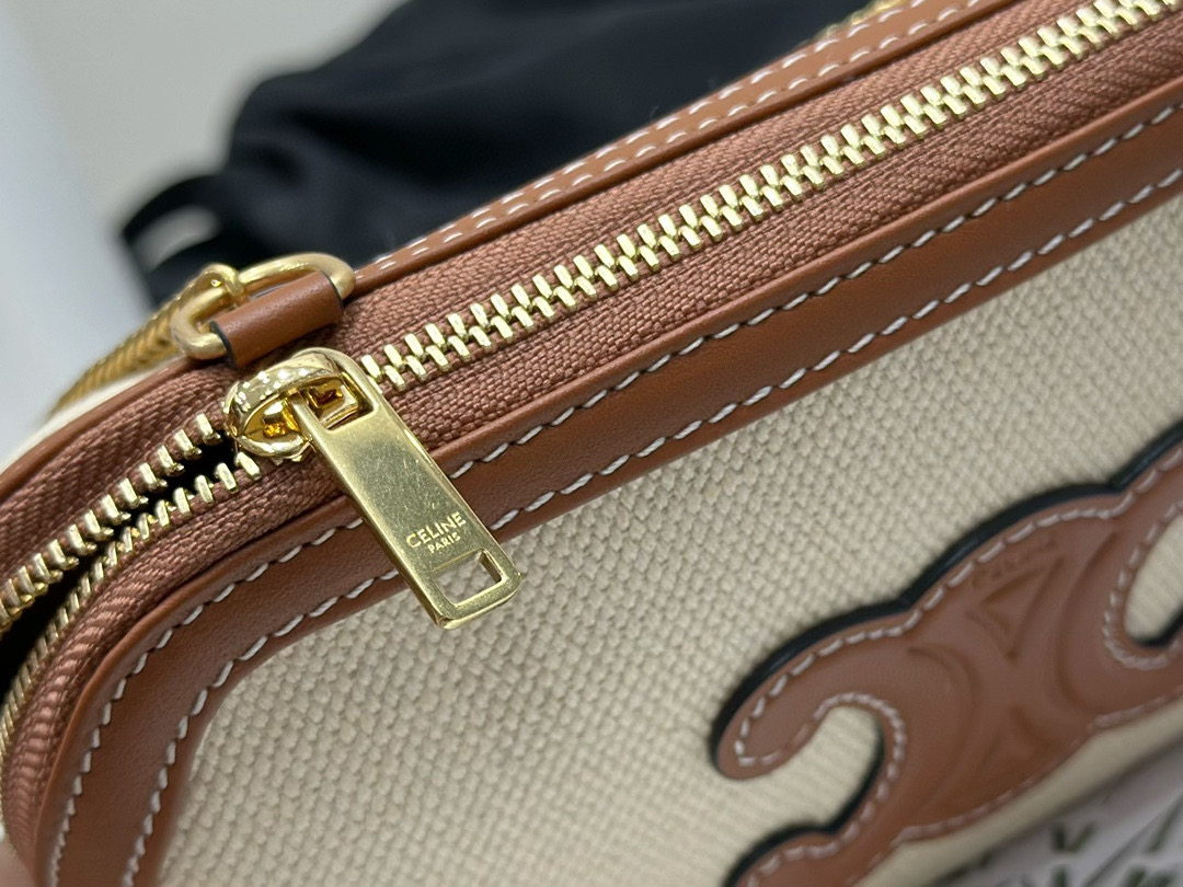 Celine 셀린느 체인 스트랩 베이지 파우치 백 6