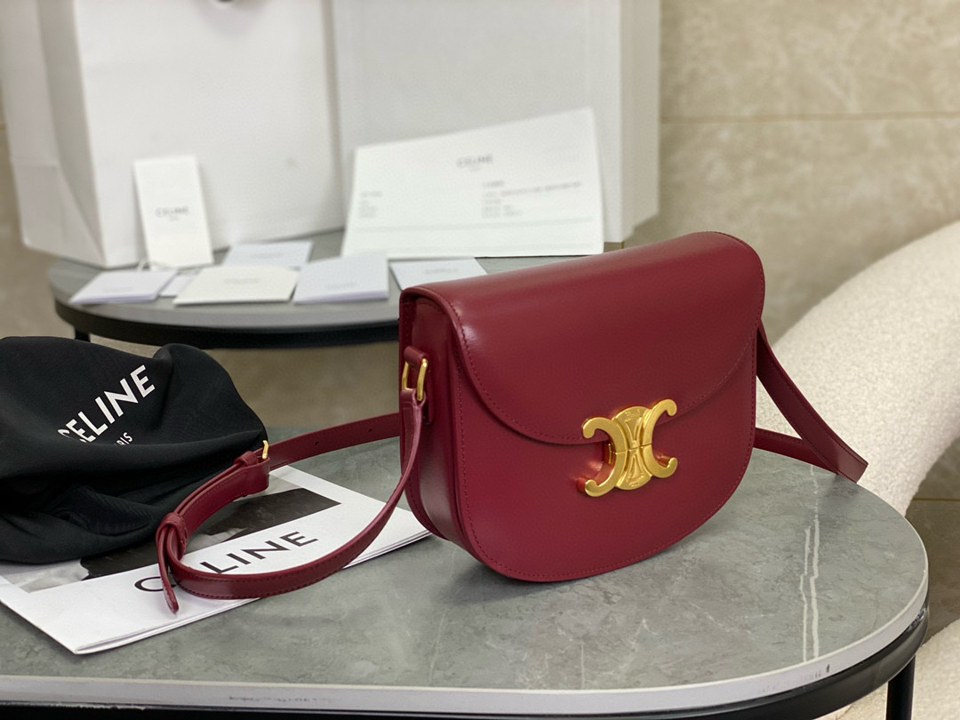 Celine 셀린느 틴 베사스 가죽 마장 숄더백 2
