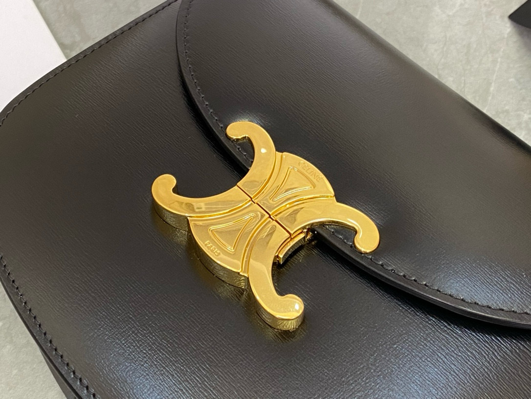 Celine 셀린느 틴 베사스 가죽 마장 숄더백 5