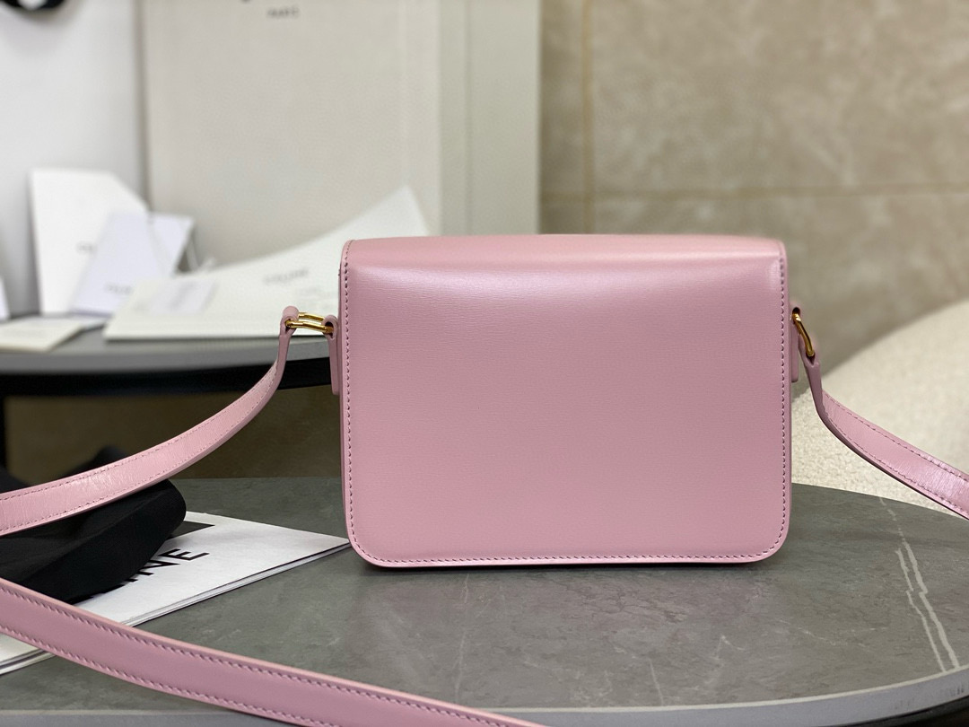 Celine 셀린느 트리옴프 핑크 박스 백 4