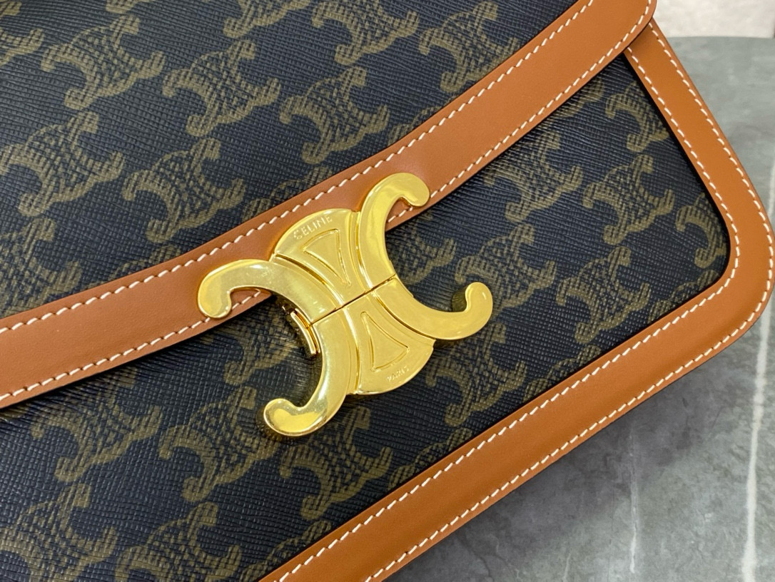 Celine 셀린느 트리오므프 박스 중형 모노그램 숄더백 5