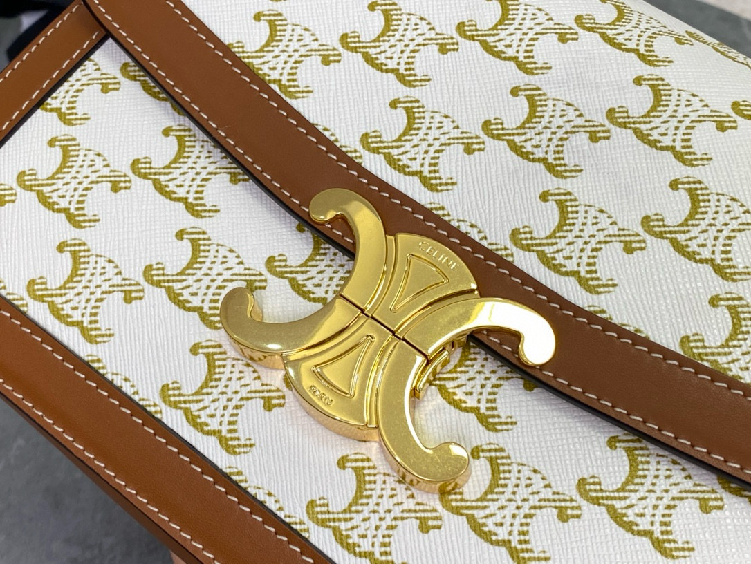 Celine 셀린느 트리오므프 박스 중형 모노그램 숄더백 5