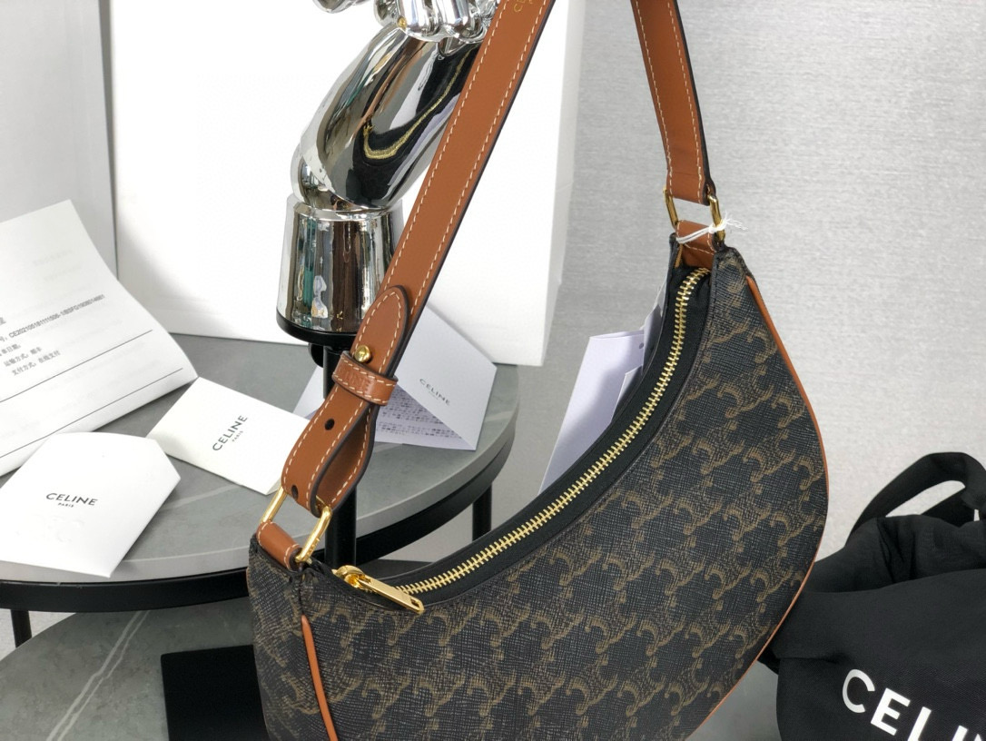 Celine 셀린느 Ava 트리오프 캔버스 숄더백 4