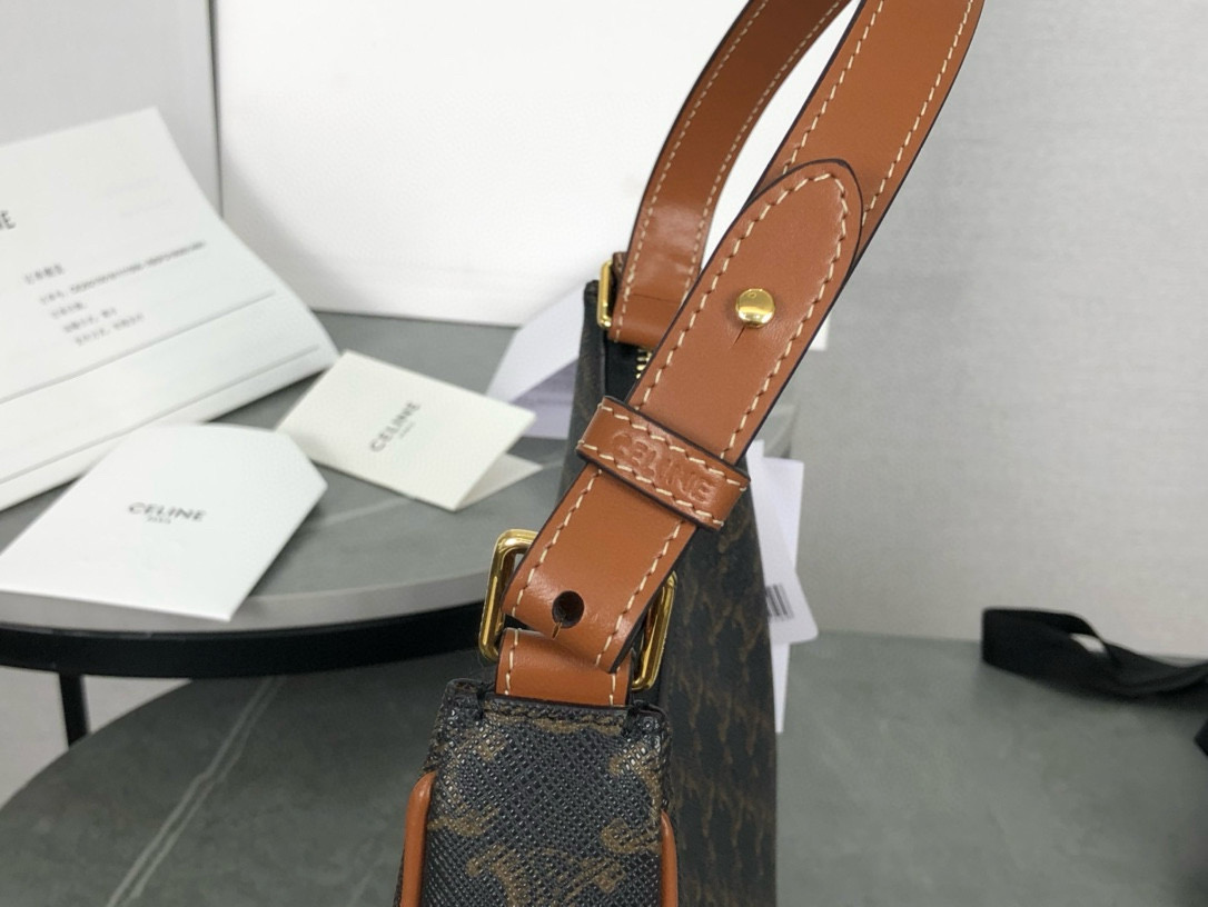 Celine 셀린느 Ava 트리오프 캔버스 숄더백 7