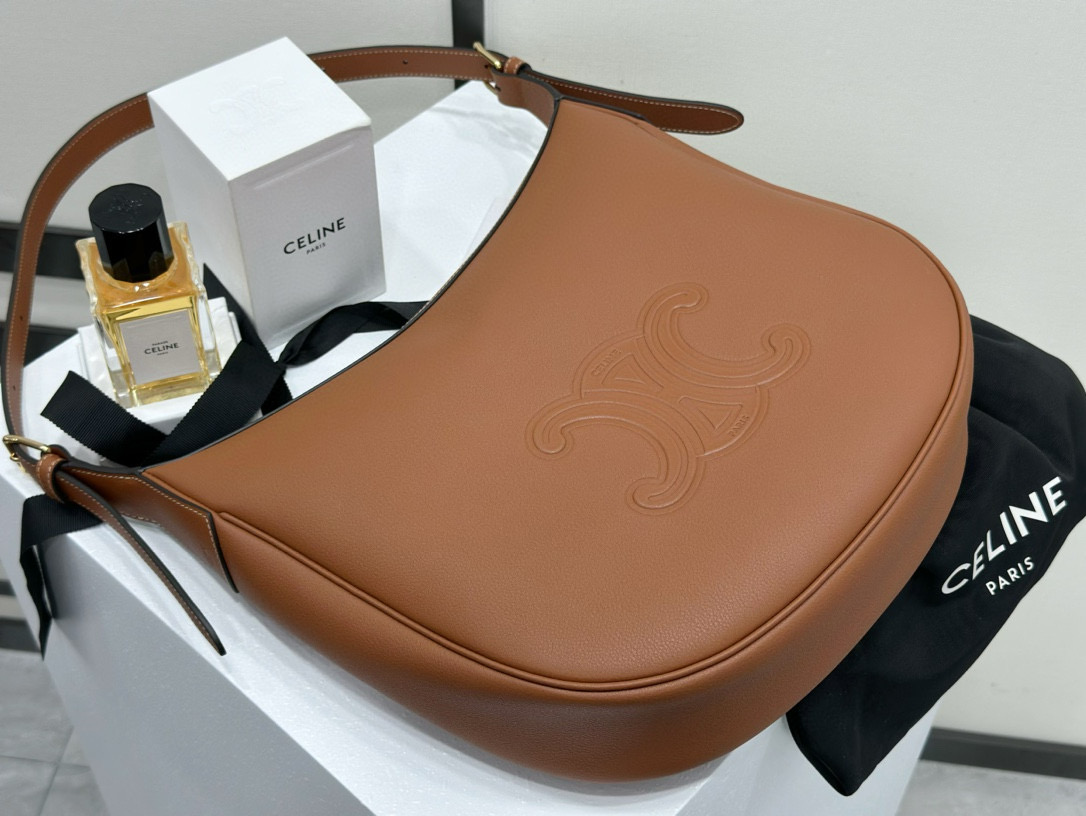 Celine 셀린느 엘로이즈 소프트 브라운 소가죽 숄더백 6