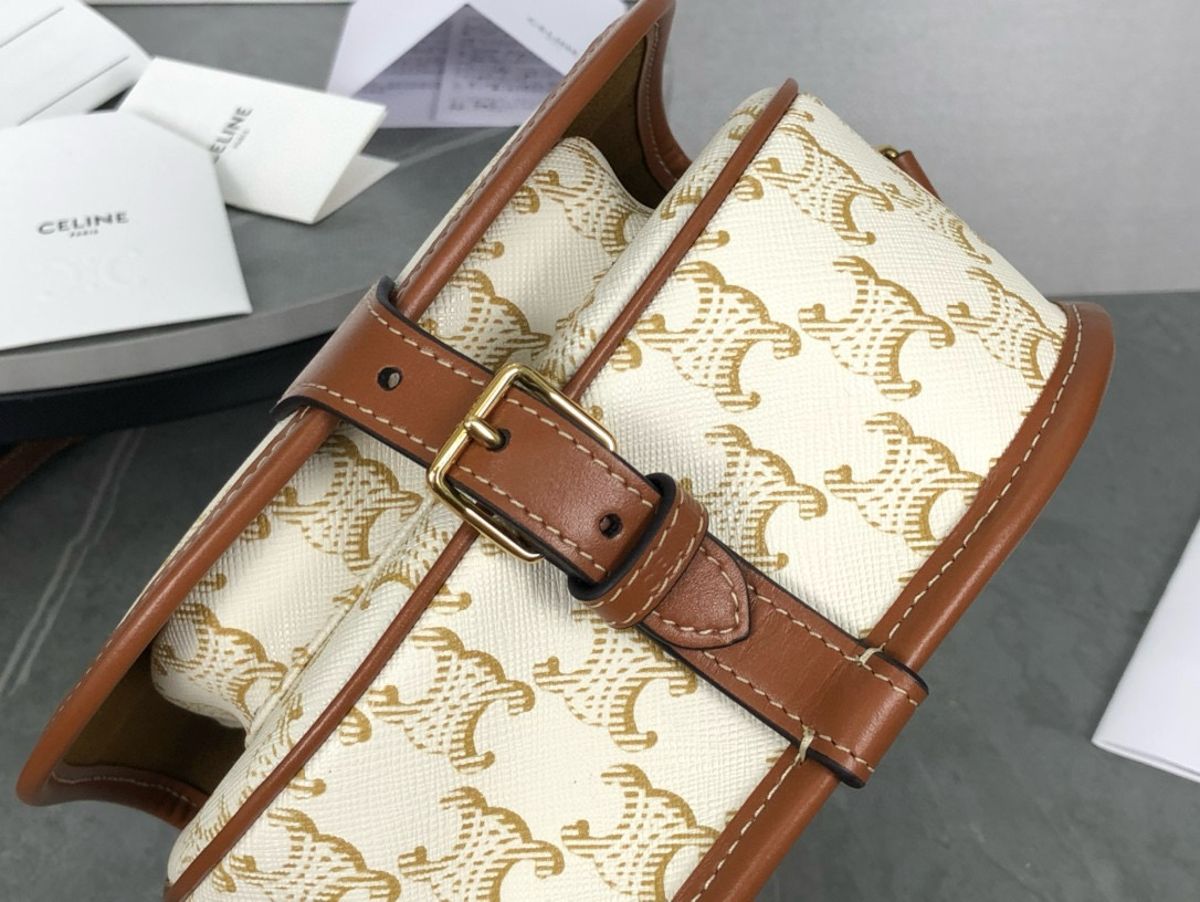 CELINE 셀린느 폴코 트리옴프 마장 숄더백 9