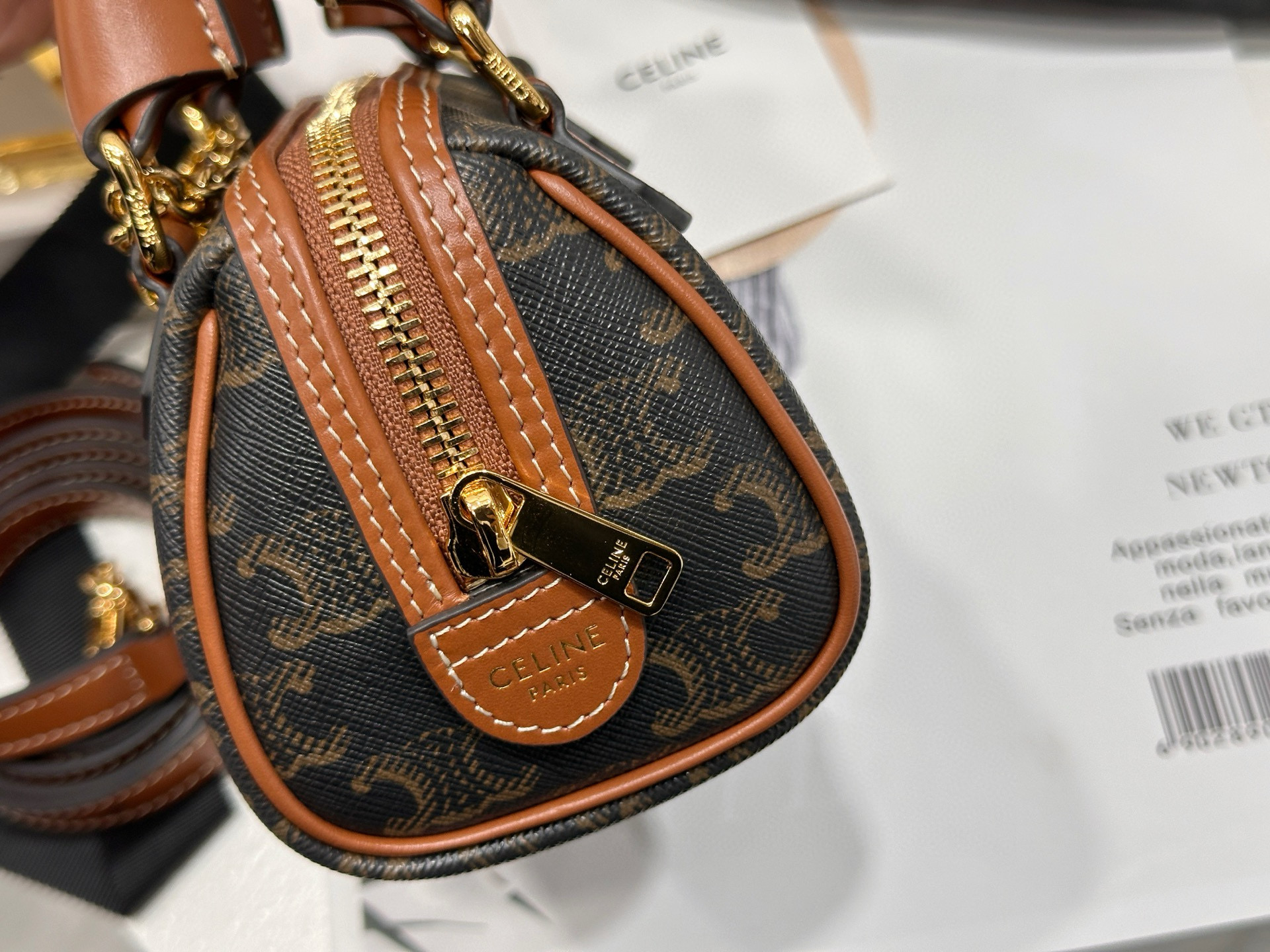 Celine 셀린느 셀린 미니 로고 모노그램 보스턴 백 7