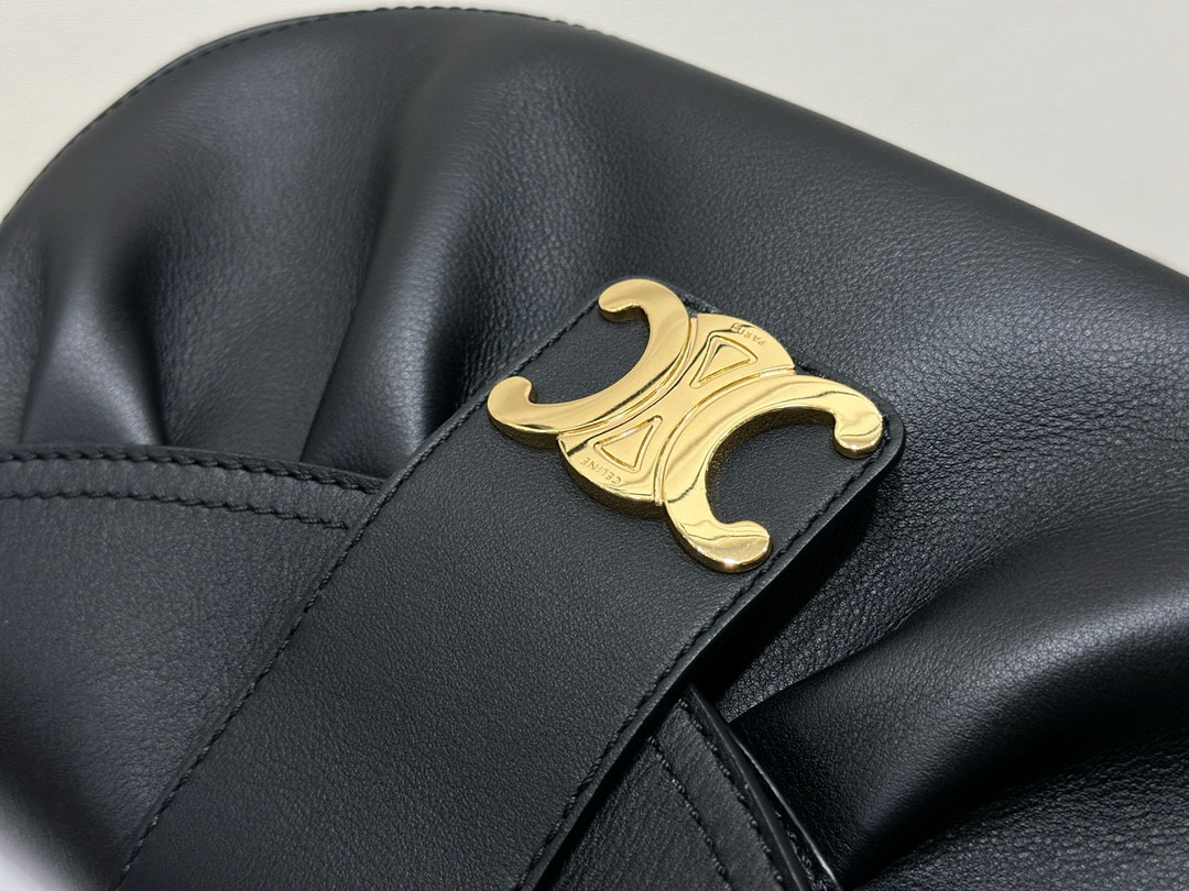 Celine 셀린느 폴리 중형 소프트 송아지 가죽 핸드백 7