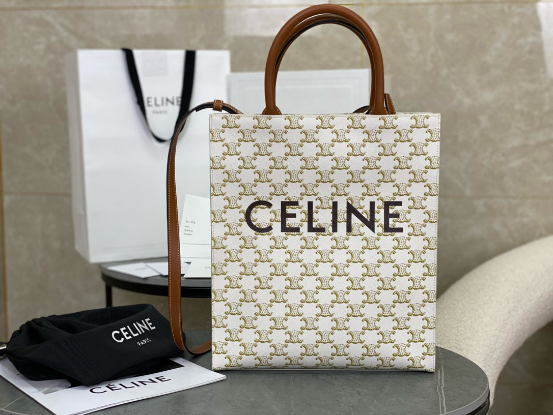 Celine 셀린느 트리옹프 패턴 스몰 토트백 2
