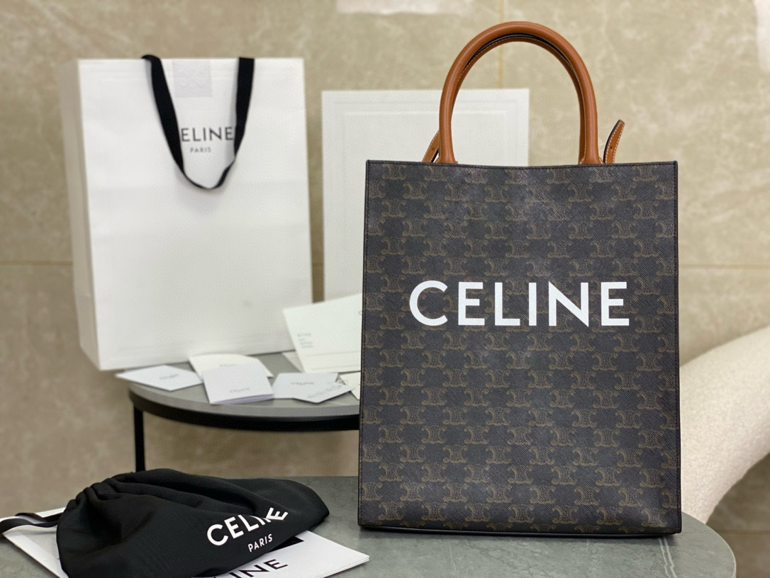 Celine 셀린느 트리옹프 패턴 스몰 토트백 2