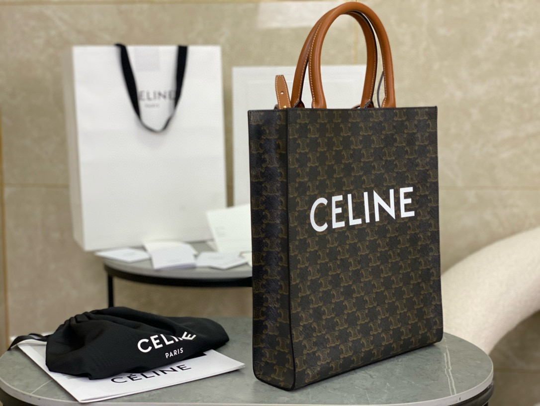 Celine 셀린느 트리옹프 패턴 스몰 토트백 3
