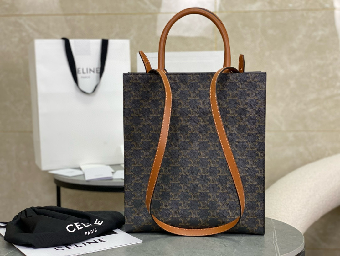 Celine 셀린느 트리옹프 패턴 스몰 토트백 5