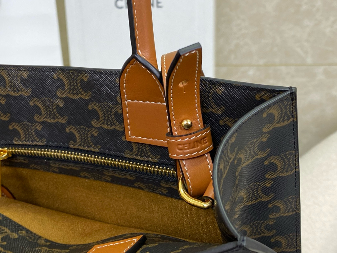 Celine 셀린느 트리옹프 패턴 스몰 토트백 8