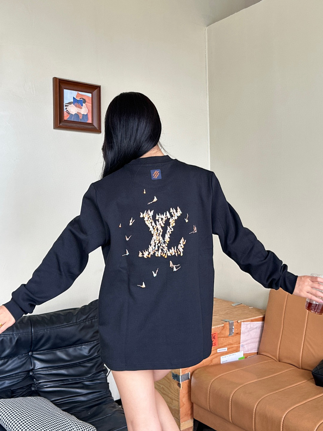 Louis Vuitton 루이비통 로고 자수 긴팔 티셔츠 3