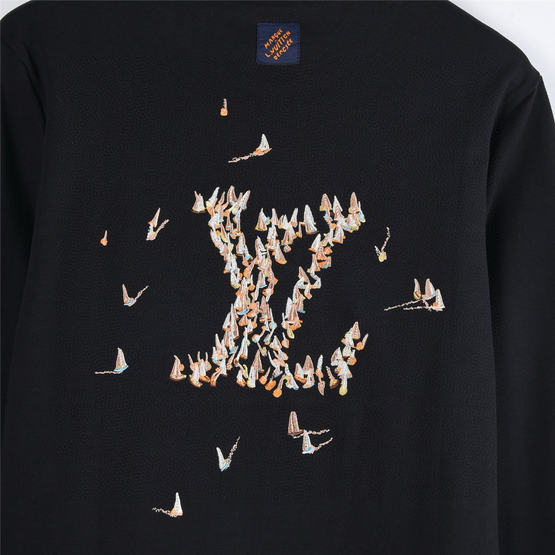 Louis Vuitton 루이비통 로고 자수 긴팔 티셔츠 17