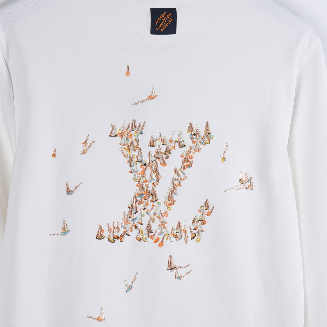 Louis Vuitton 루이비통 로고 자수 긴팔 티셔츠 16