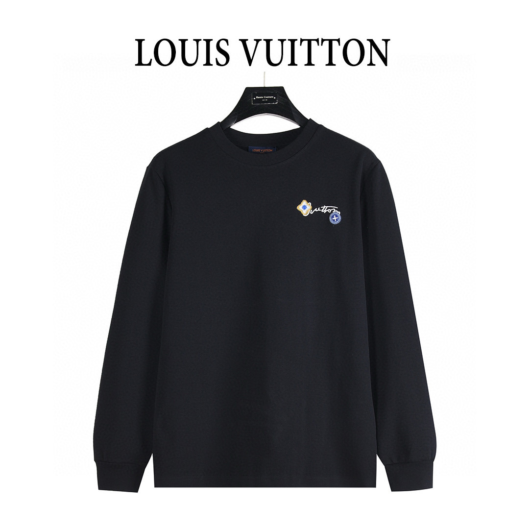 Louis Vuitton 루이비통 플라워 레터링 자수 긴팔 티셔츠 11