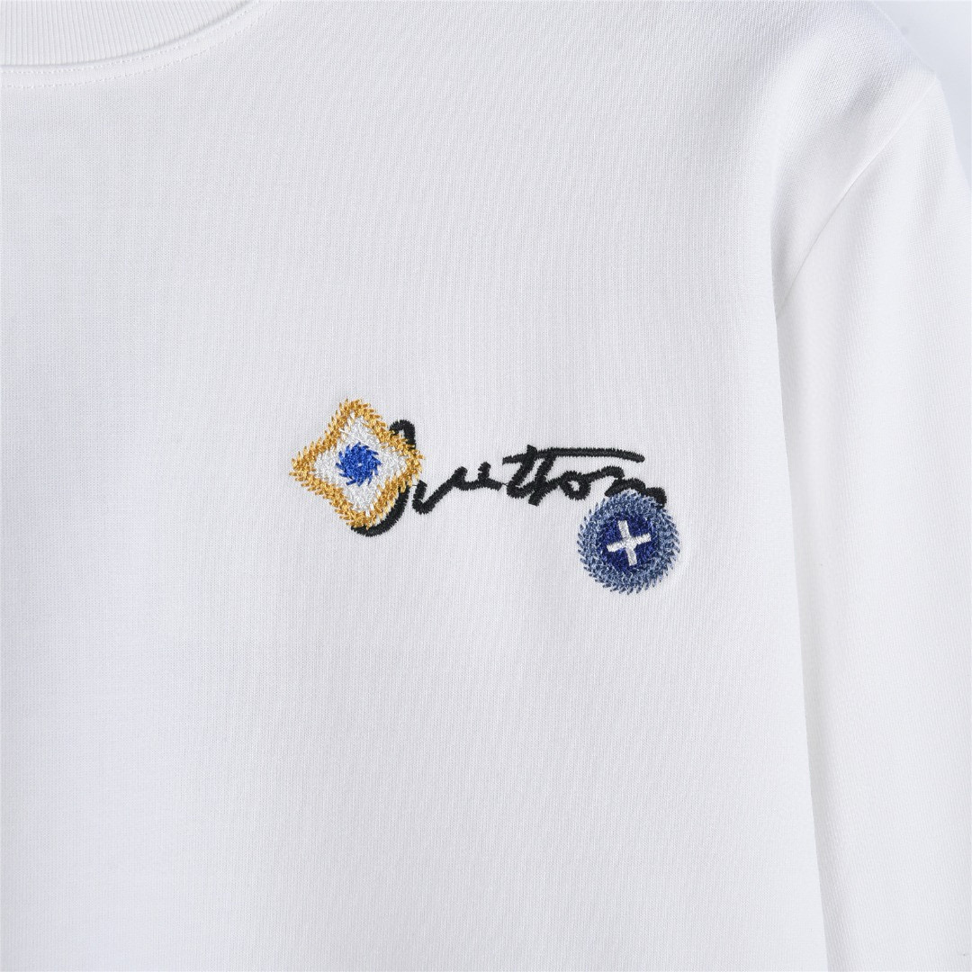 Louis Vuitton 루이비통 플라워 레터링 자수 긴팔 티셔츠 14