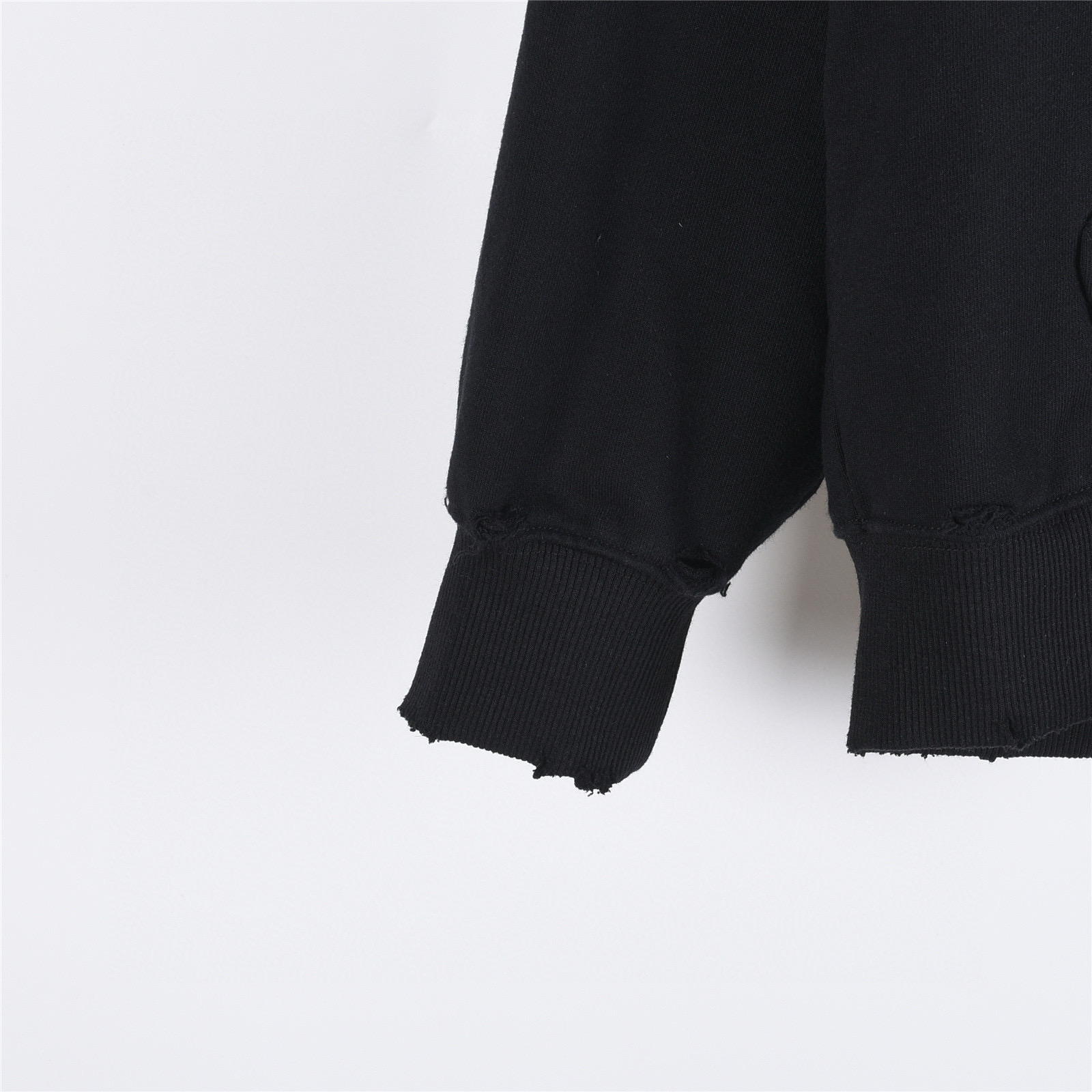 Balenciaga 발렌시아가 25FW 입체 고무 나염 워싱 디스트로이드 후드 티셔츠 14