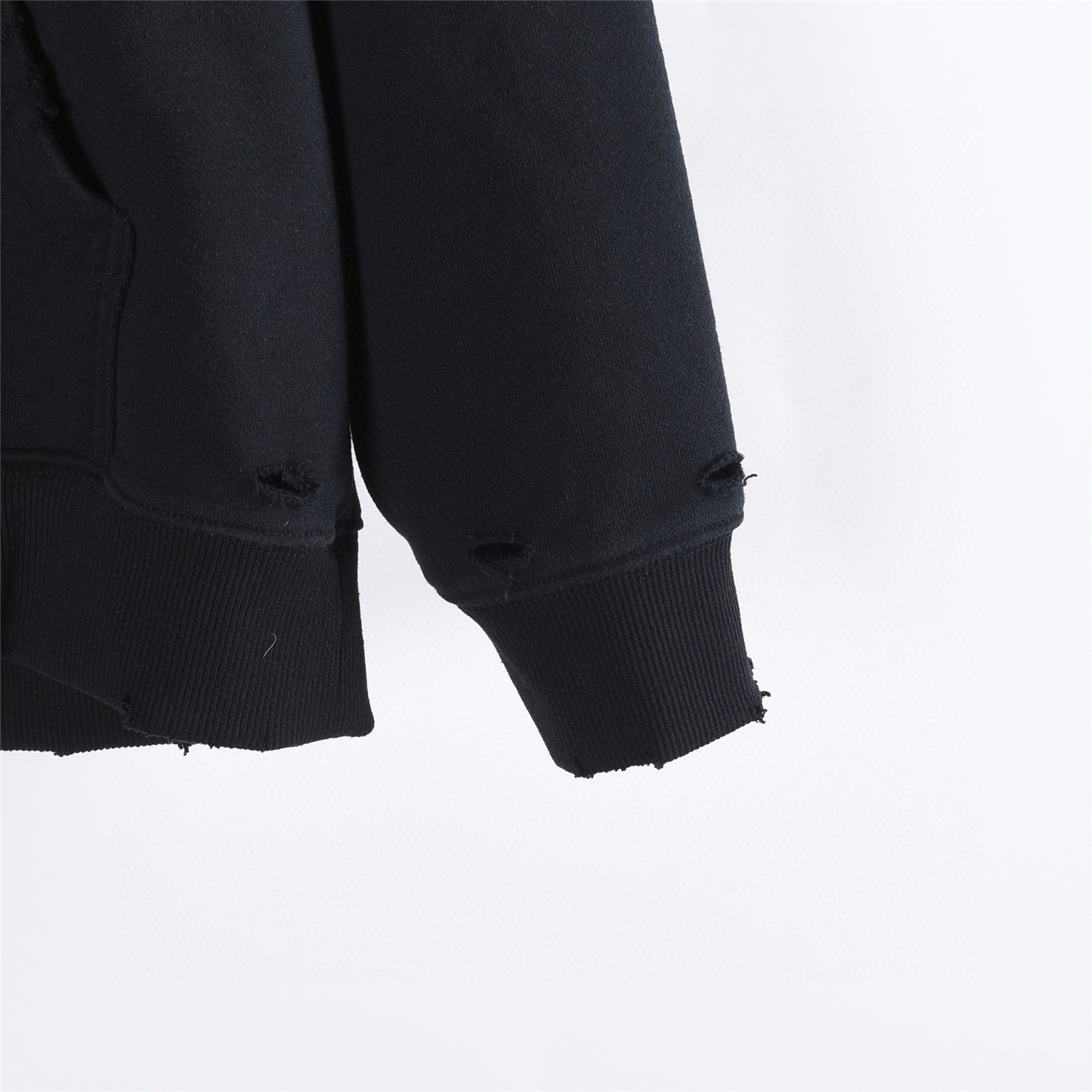 Balenciaga 발렌시아가 25FW 입체 고무 나염 워싱 디스트로이드 후드 티셔츠 13