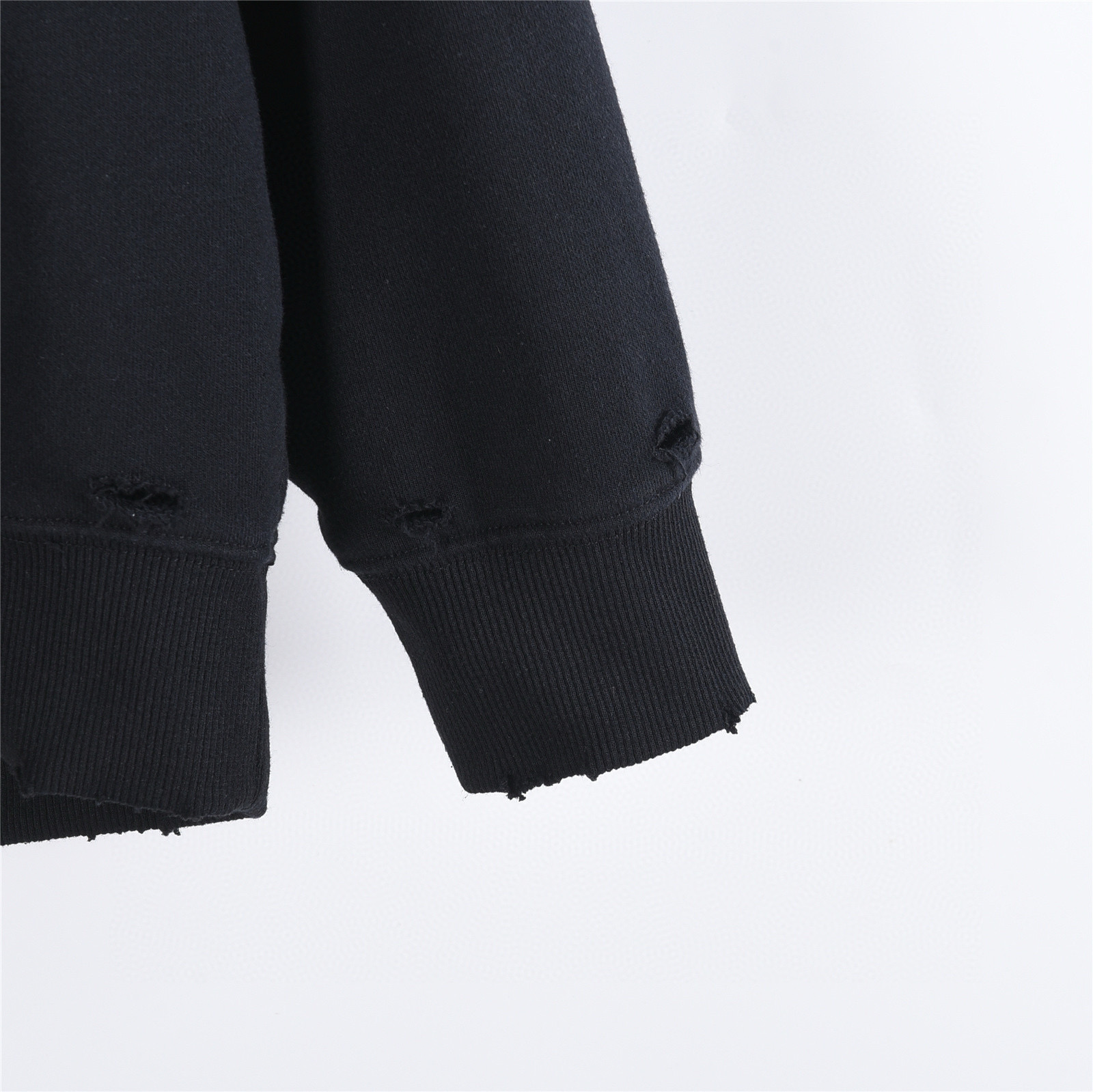 Balenciaga 발렌시아가 25FW 입체 고무 나염 워싱 디스트로이드 후드 티셔츠 13