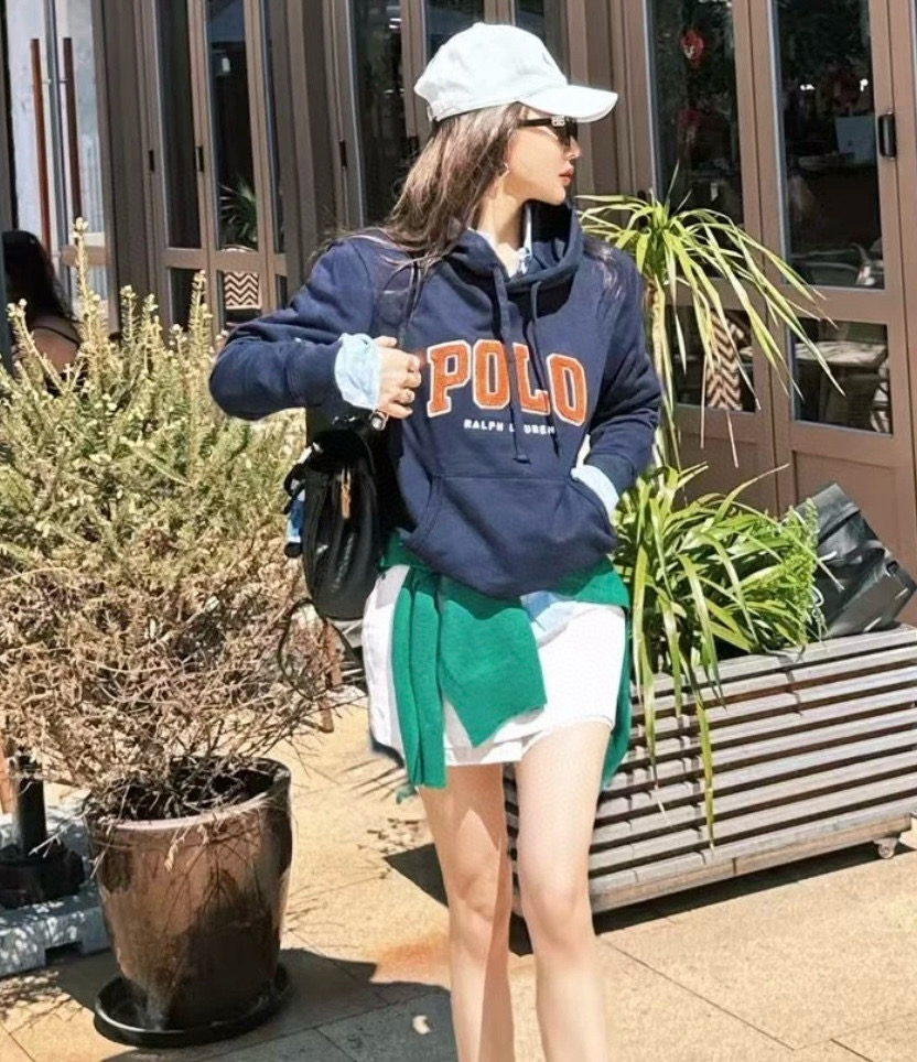 Ralph Lauren 랄프 로렌 폴로 로고 자수 후드 티셔츠 4