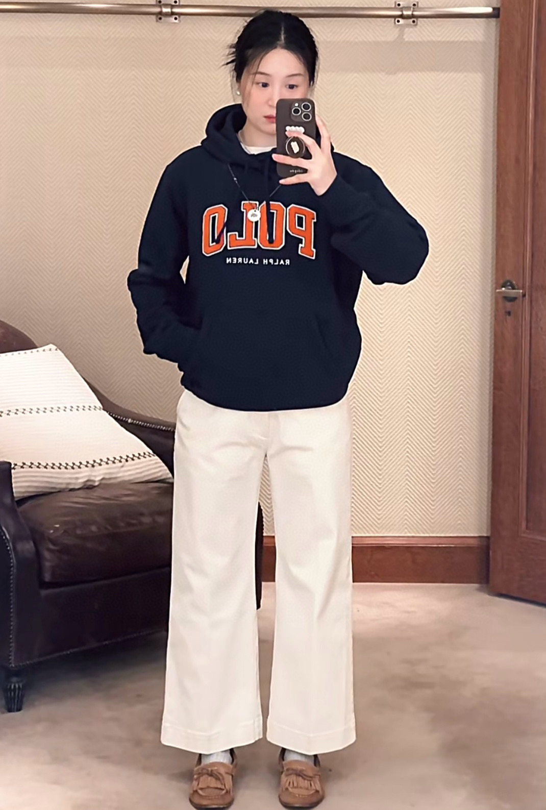 Ralph Lauren 랄프 로렌 폴로 로고 자수 후드 티셔츠 10