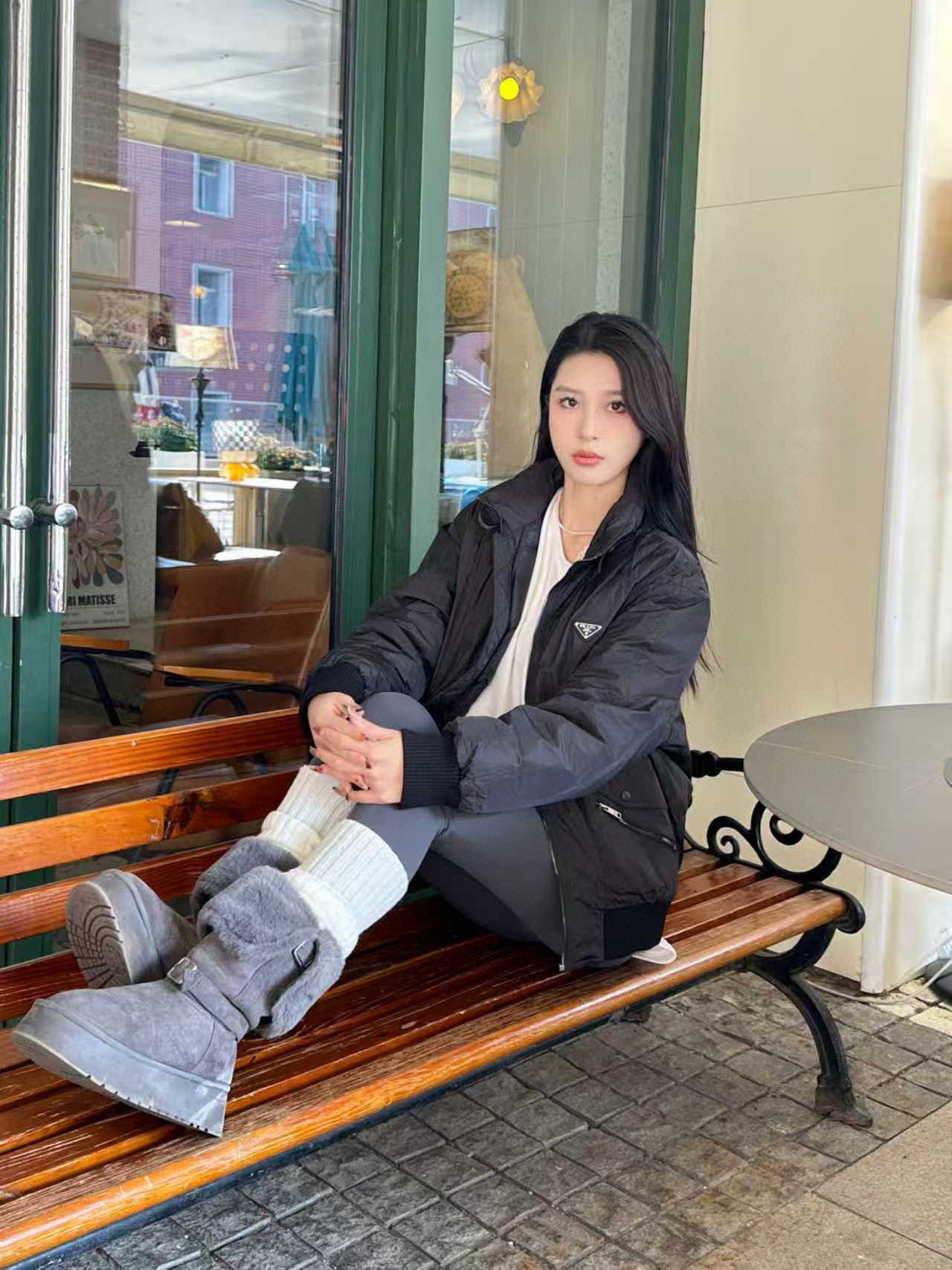 Prada 프라다 하단 플랩 포켓 경량 패딩 점퍼 7