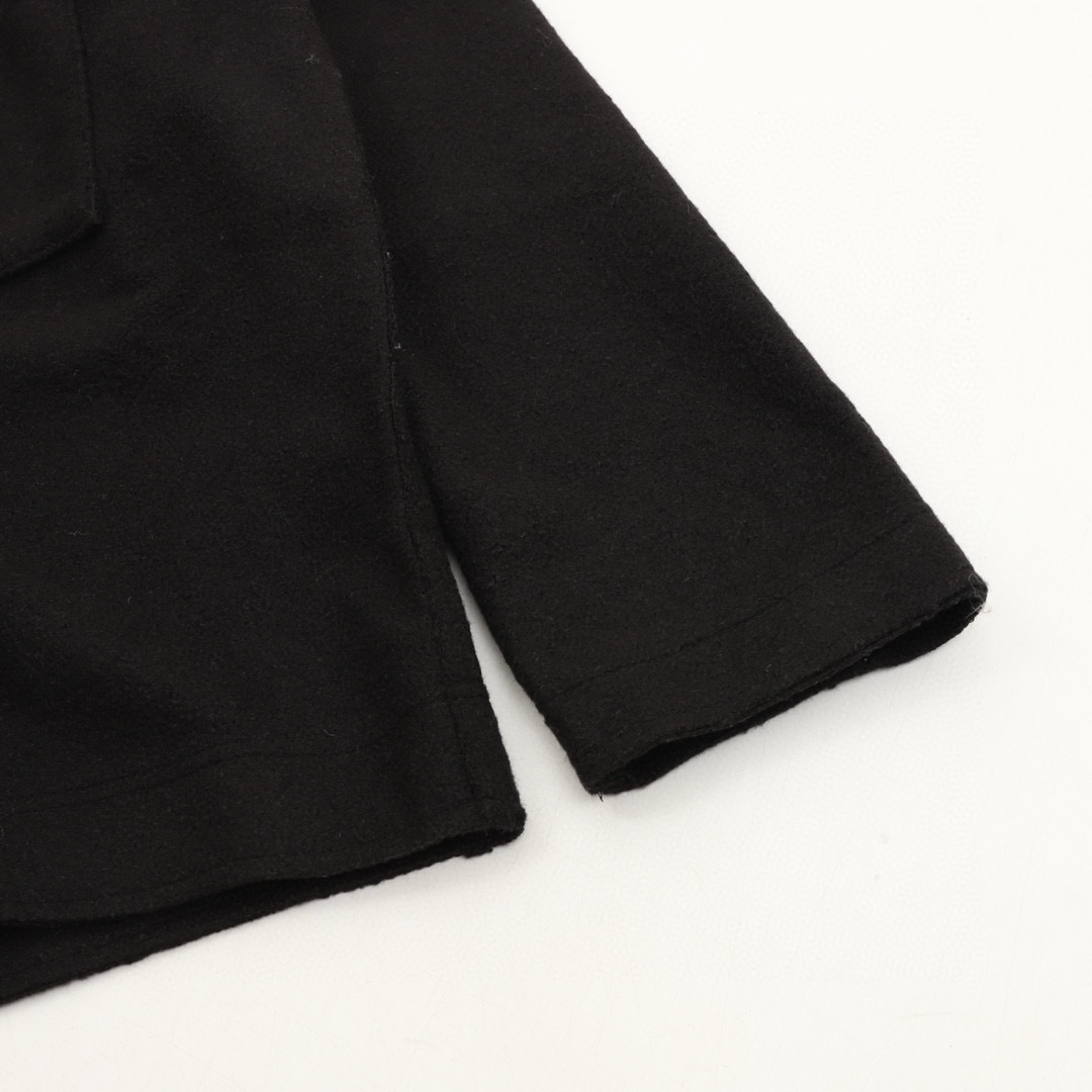 Stone Island 스톤 아일랜드 램스울 블랙 셔츠 자켓 13