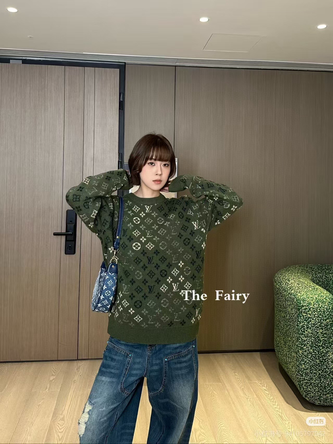 Louis Vuitton 루이비통 루이 비통 모노그램 올오버 니트 라운드넥 스웨터 3