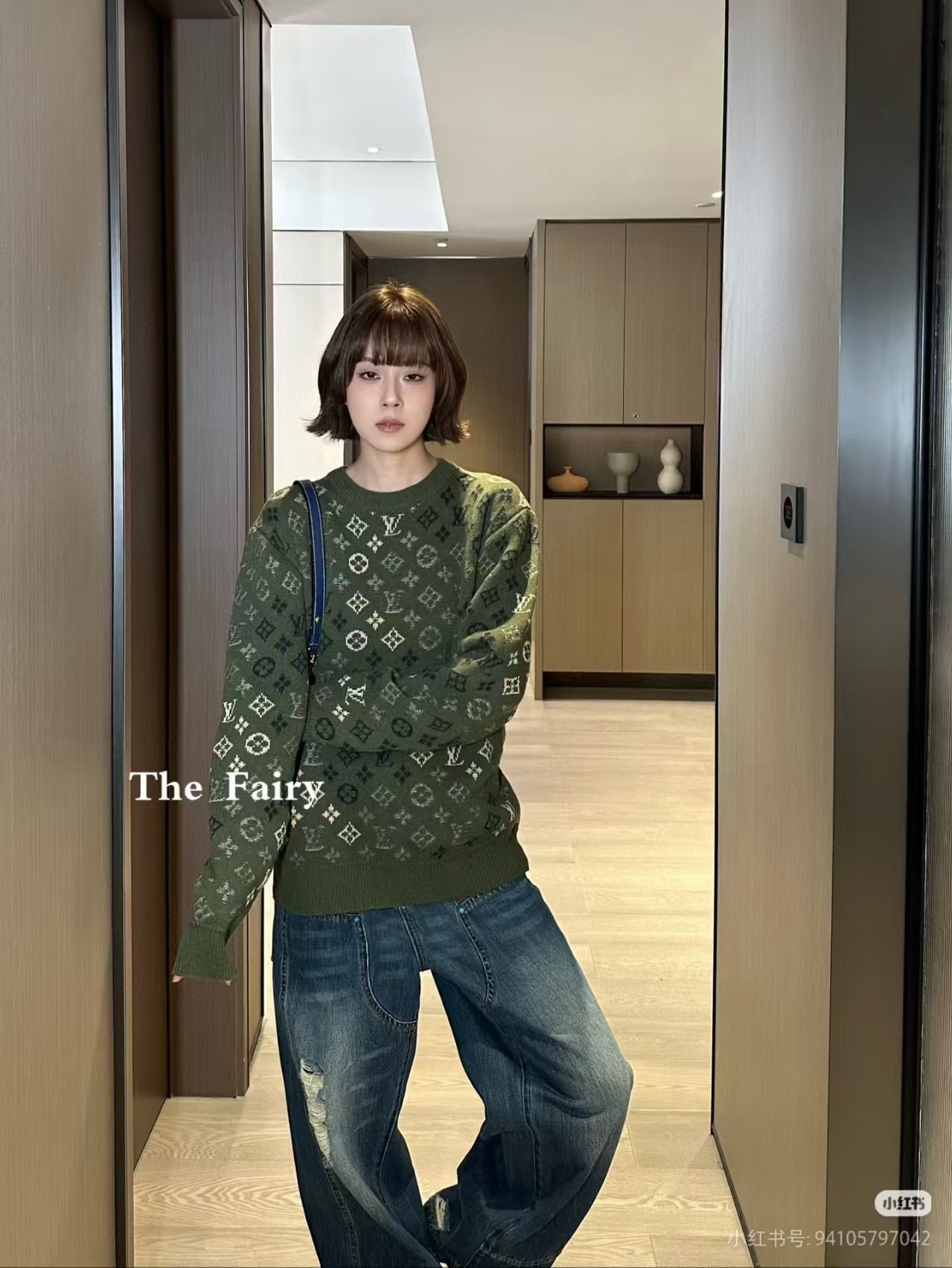 Louis Vuitton 루이비통 루이 비통 모노그램 올오버 니트 라운드넥 스웨터 4