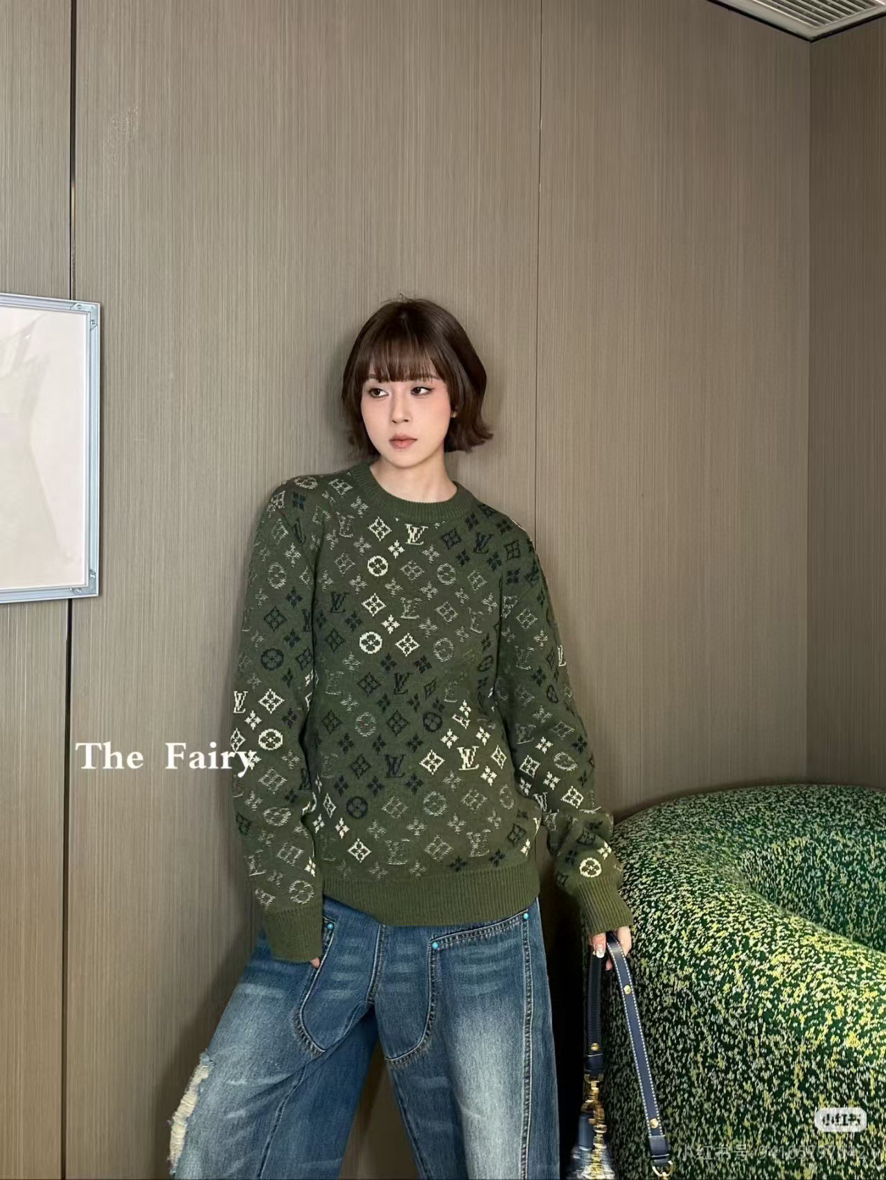 Louis Vuitton 루이비통 루이 비통 모노그램 올오버 니트 라운드넥 스웨터 5