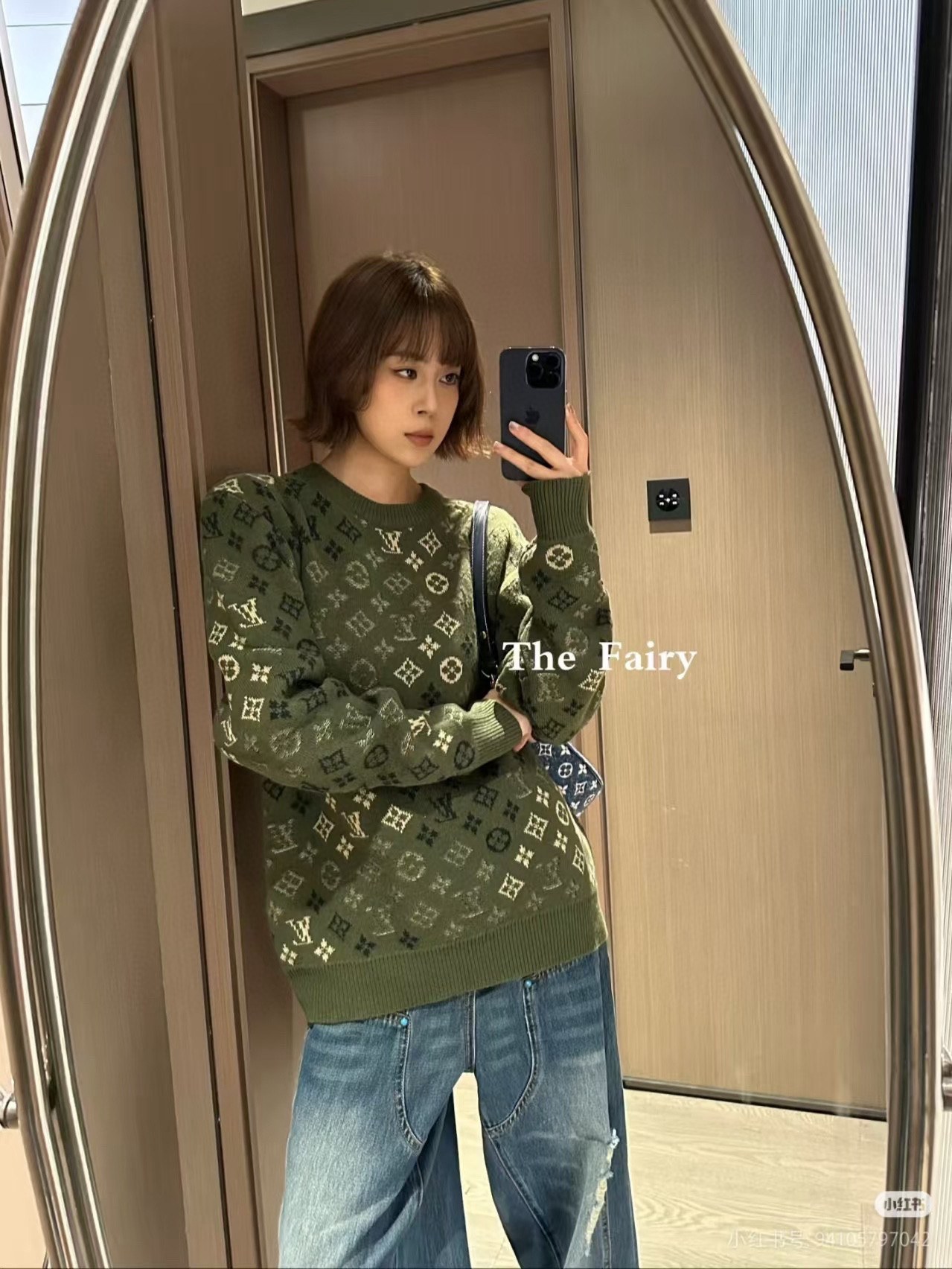 Louis Vuitton 루이비통 루이 비통 모노그램 올오버 니트 라운드넥 스웨터 7