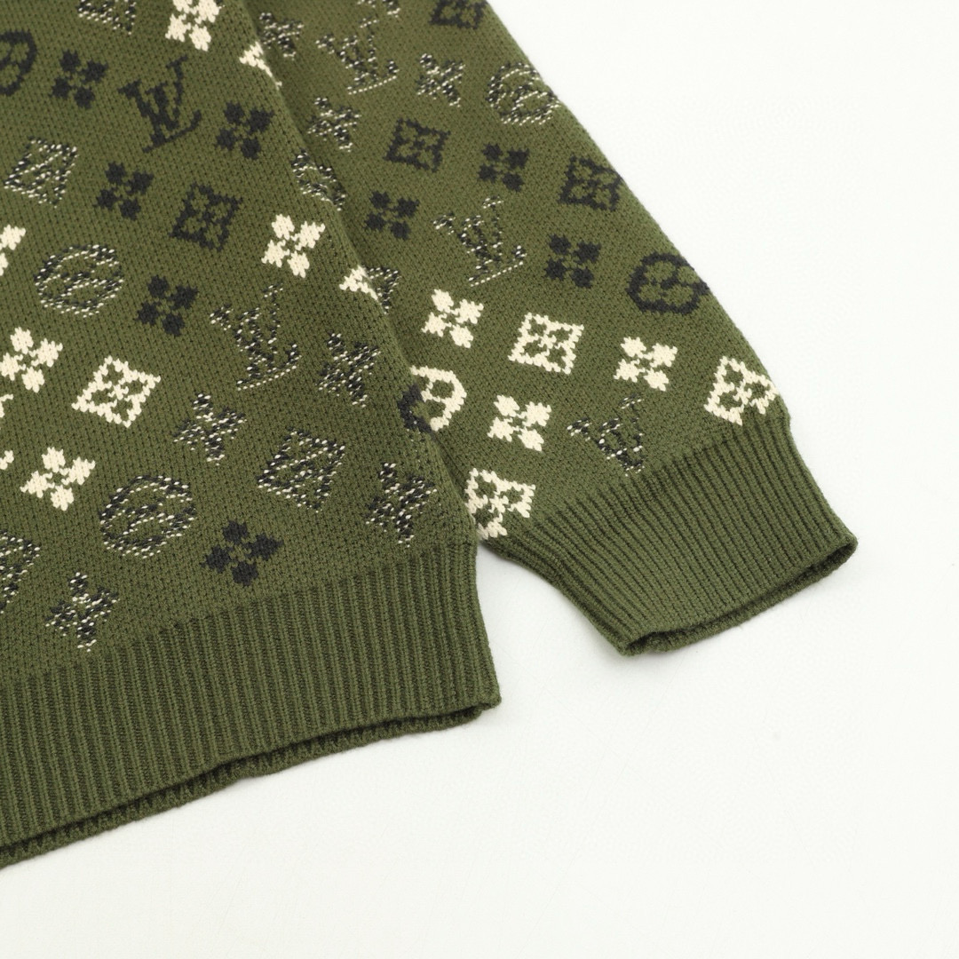 Louis Vuitton 루이비통 루이 비통 모노그램 올오버 니트 라운드넥 스웨터 15
