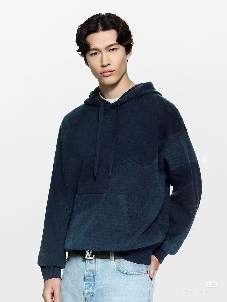 Louis Vuitton 루이비통 루이비통 사선 패턴 자카드 니트 후드티 9