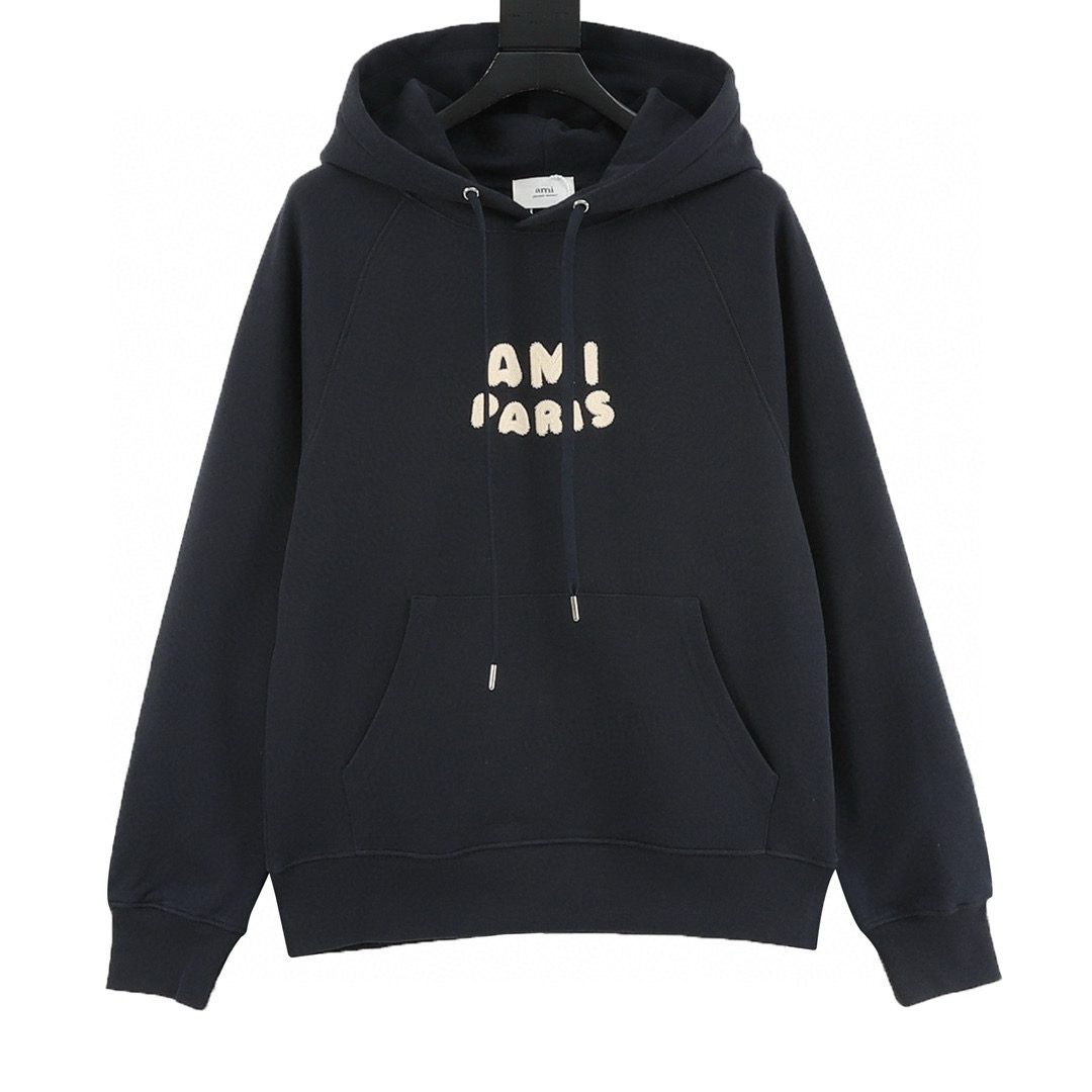 Ami 아미 25SS 자수 로고 후드 티셔츠 9