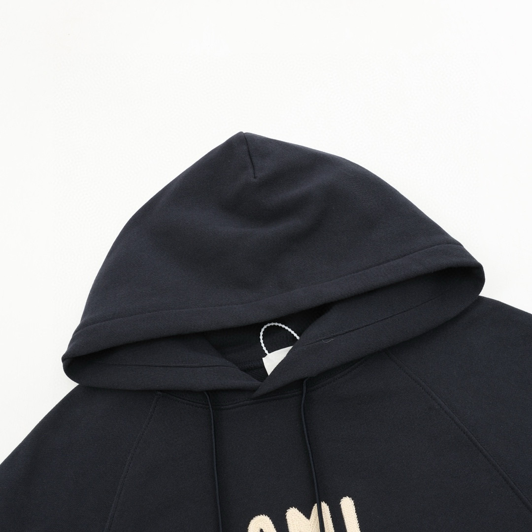 Ami 아미 25SS 자수 로고 후드 티셔츠 11