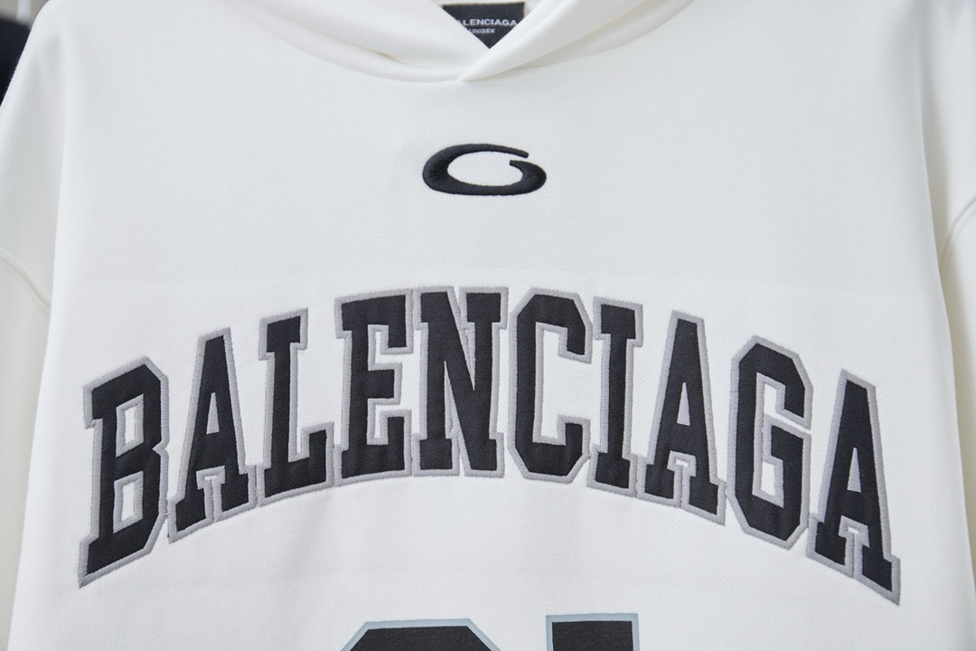 Balenciaga 발렌시아가 01 자수 후드 티셔츠 4