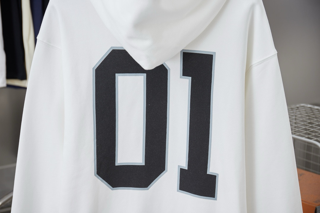 Balenciaga 발렌시아가 01 자수 후드 티셔츠 6