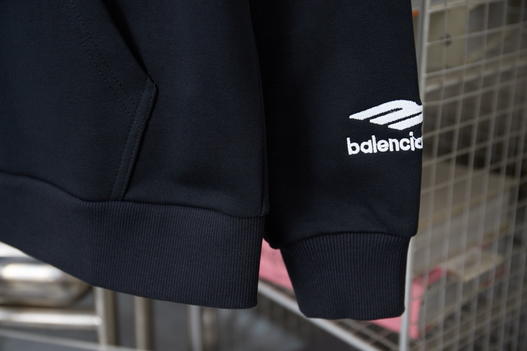 Balenciaga 발렌시아가 엠블럼 로고 집업 후드티 16