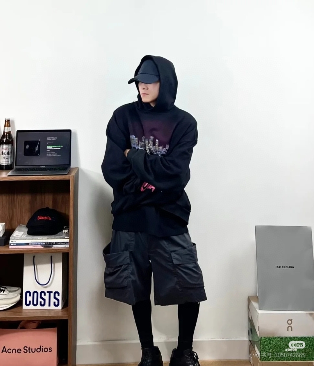 Balenciaga 발렌시아가 시티 오브 엔젤스 야경 프린트 후드티 5