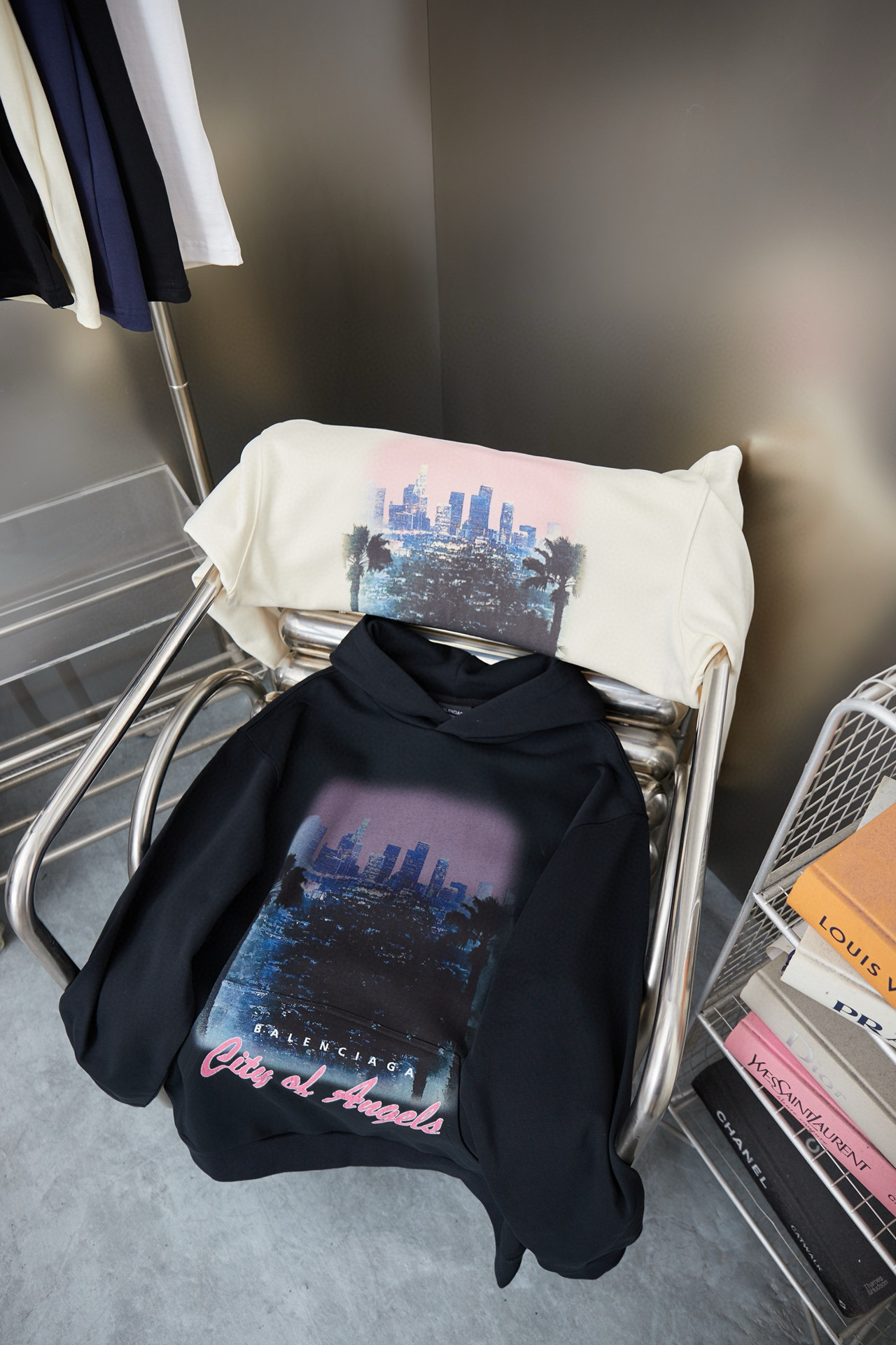 Balenciaga 발렌시아가 시티 오브 엔젤스 야경 프린트 후드티 14