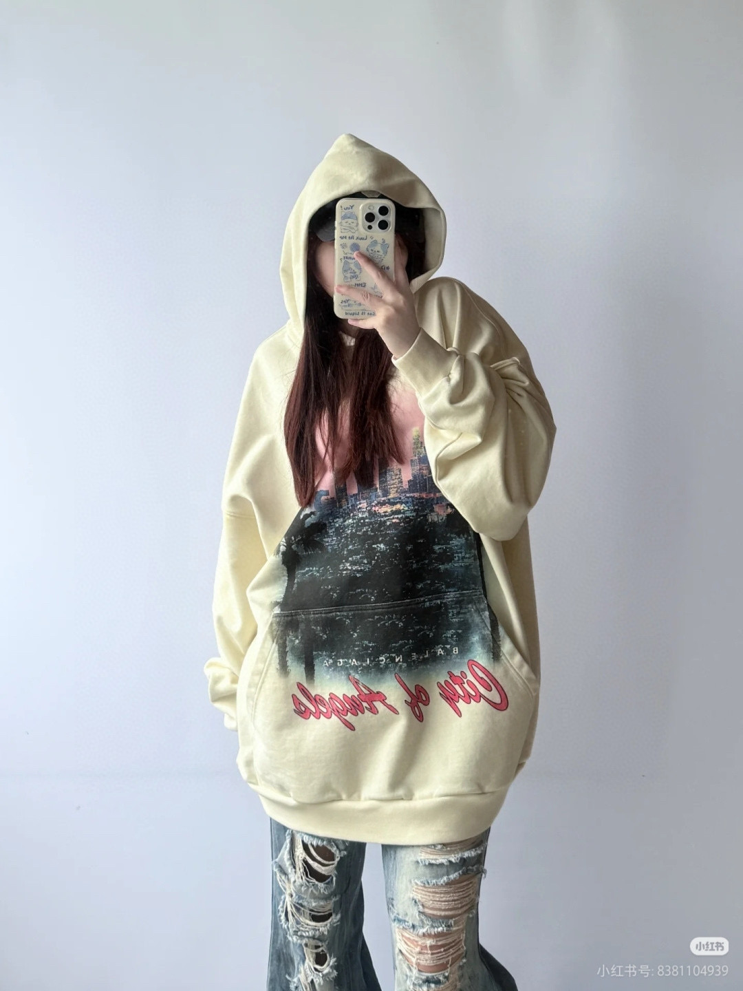 Balenciaga 발렌시아가 시티 오브 엔젤스 야경 프린트 후드티 1