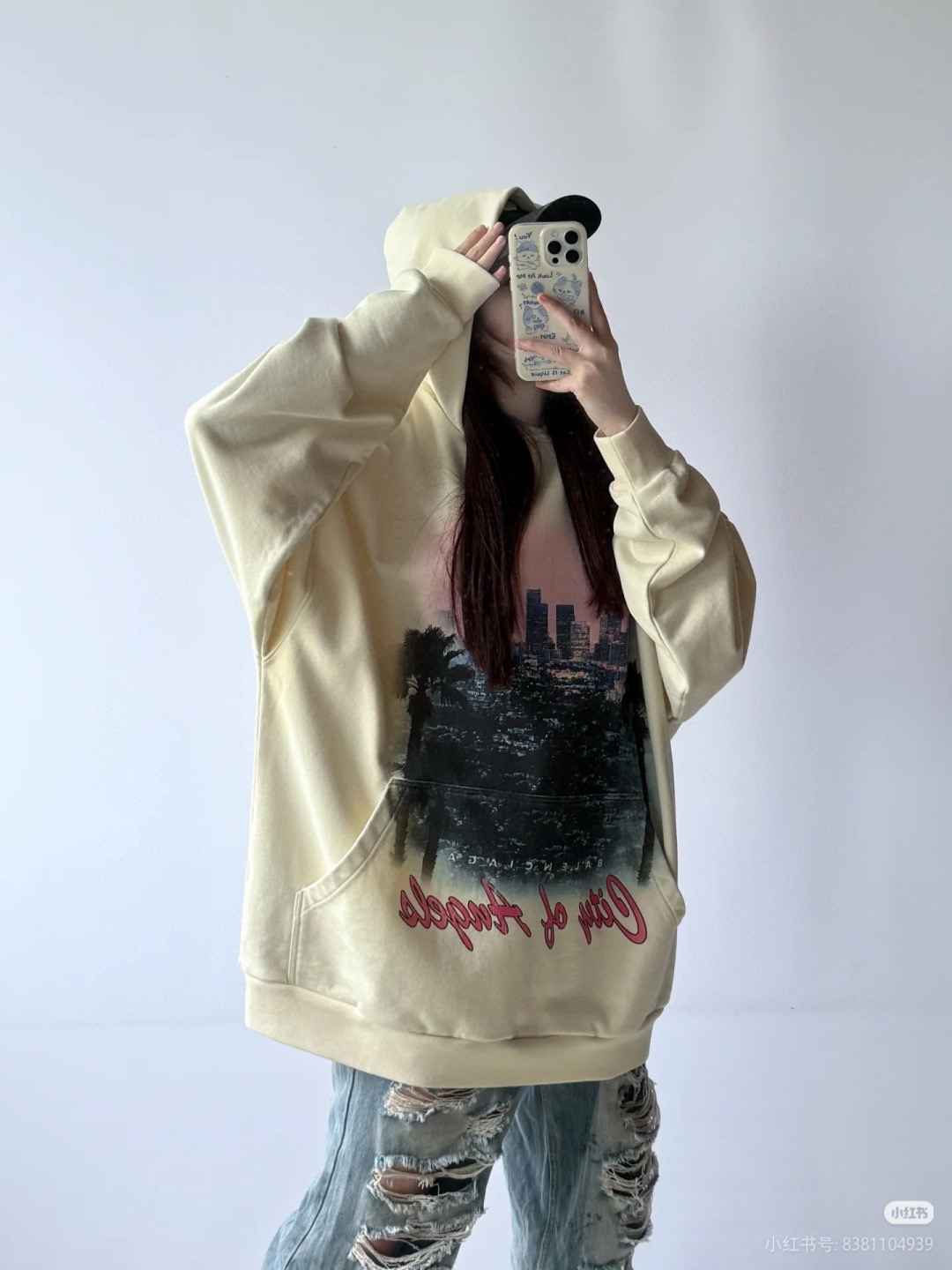 Balenciaga 발렌시아가 시티 오브 엔젤스 야경 프린트 후드티 4