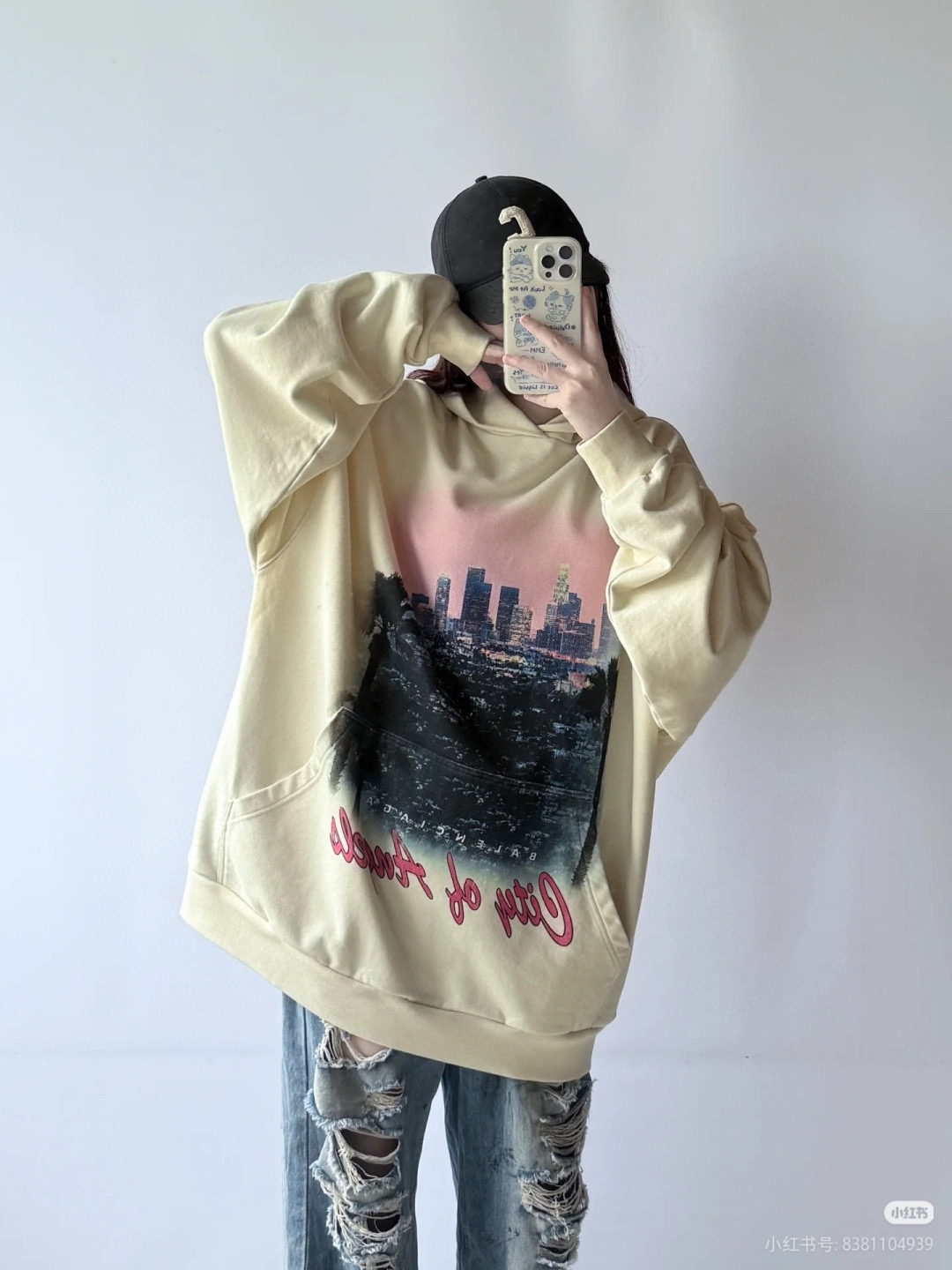 Balenciaga 발렌시아가 시티 오브 엔젤스 야경 프린트 후드티 6