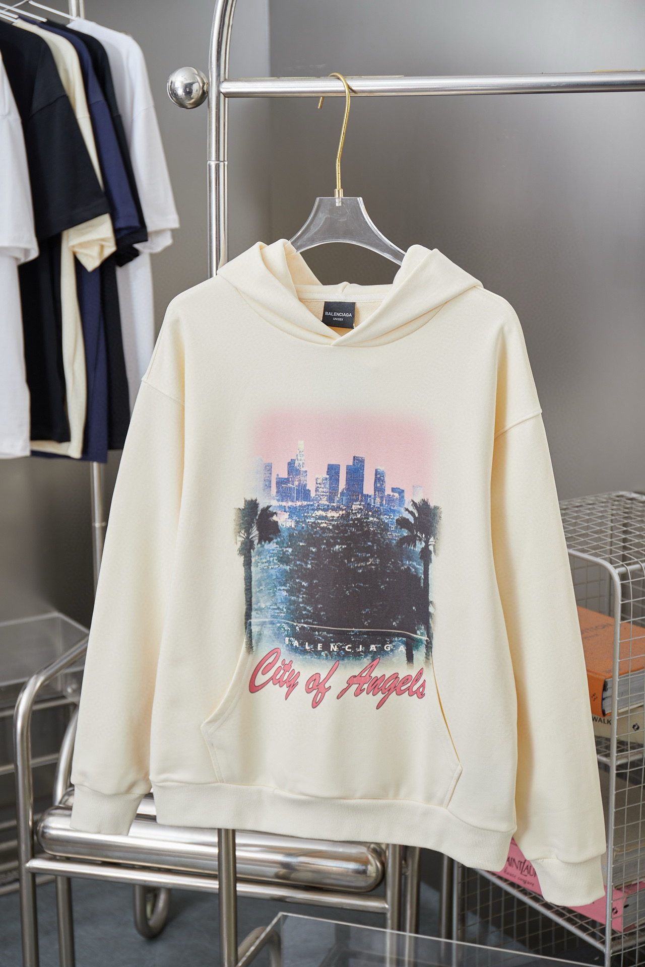 Balenciaga 발렌시아가 시티 오브 엔젤스 야경 프린트 후드티 7