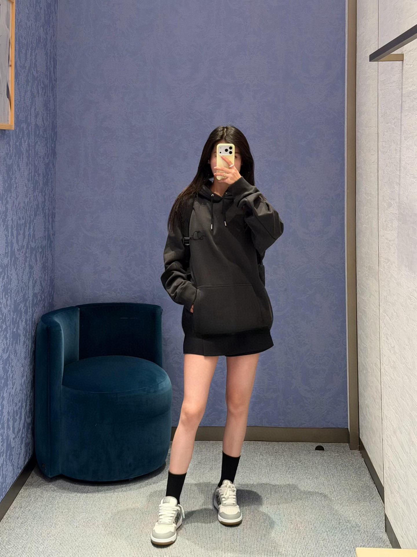 Dior 디올 리본 로고 후드 맨투맨 5